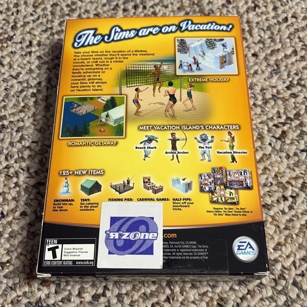 The Sims Vacation Expansion Pack PC Game